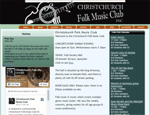 Tablet Screenshot of folkmusic.org.nz